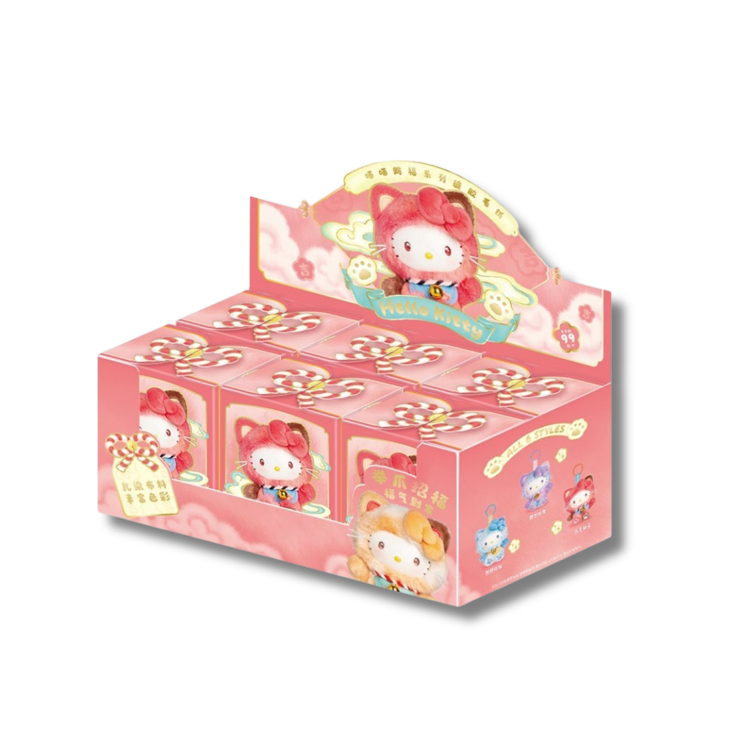 Meow Blessing Series Plush Relaxing Toy Mini Hello Kitty