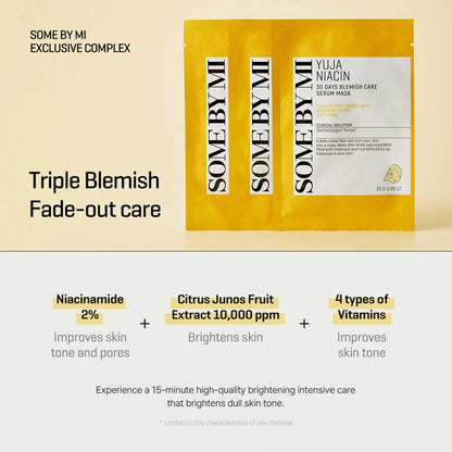 Yuja Niacin 30 Days Blemish Care Serum Mask [1 ea]