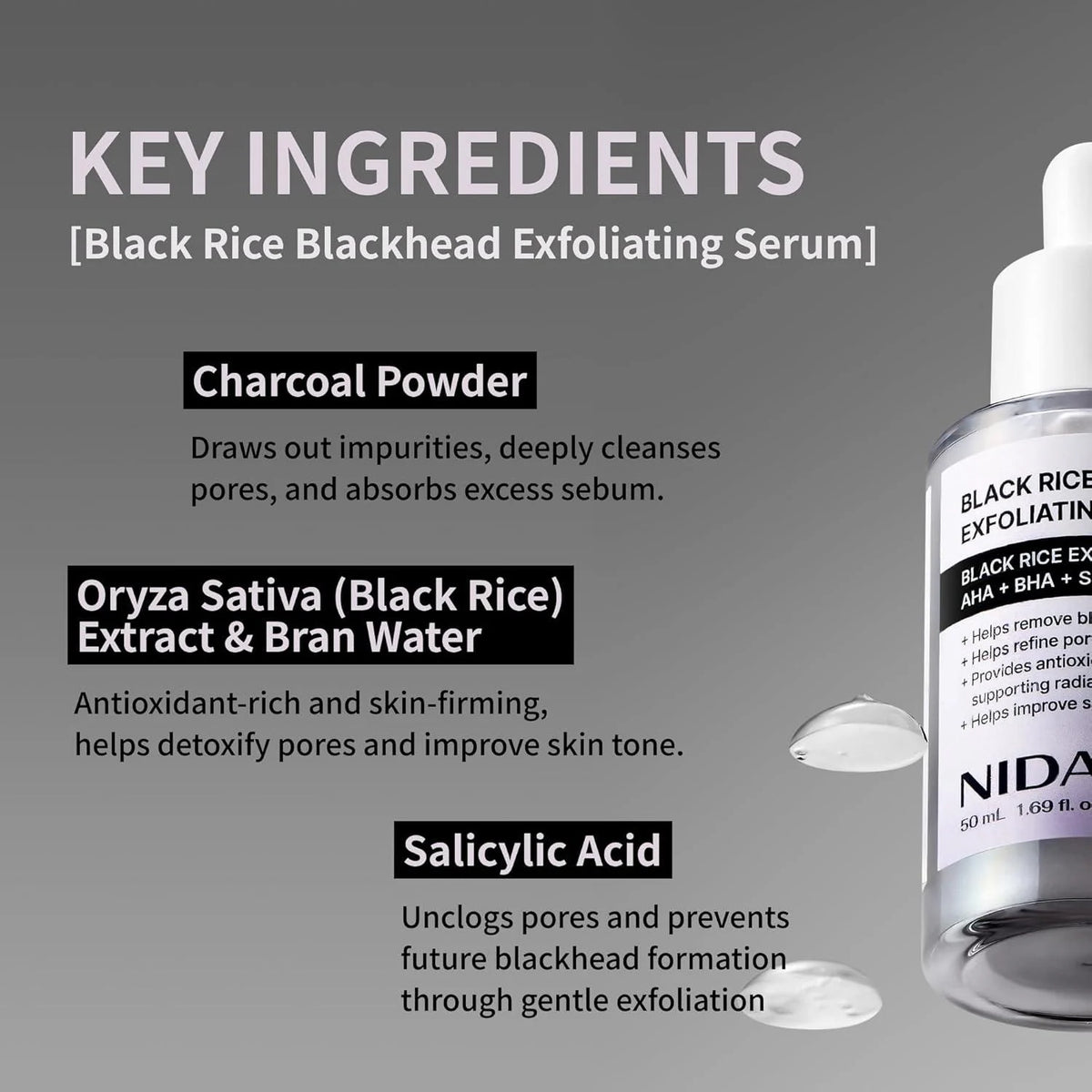 Black Rice Blackhead Exfoliating Serum