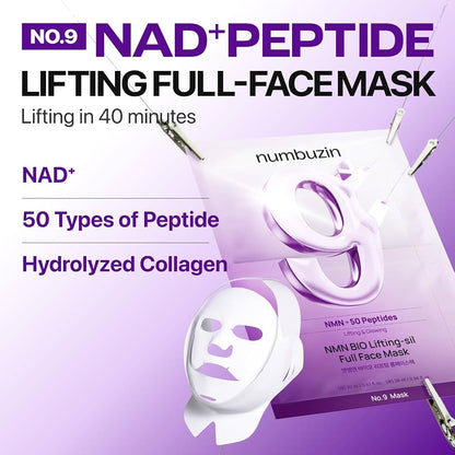 No.9 NAD Bio Lifting Full Cover Facial Mask (+GWP)