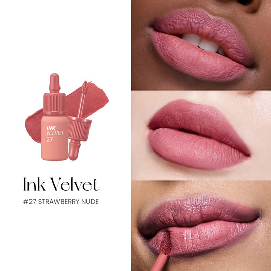 Peripera INK VELVET 027 STRAWBERRY NUDE