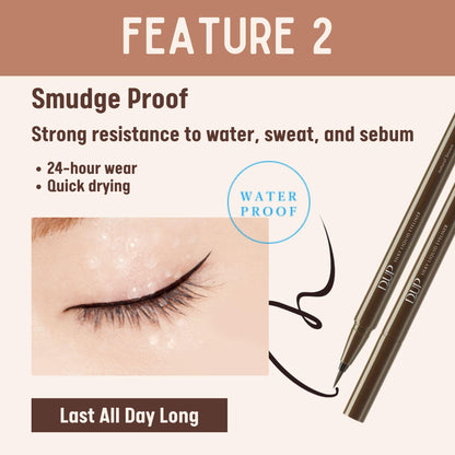 D-UP Silky Liquid Eyeliner WP (Black) RN2020