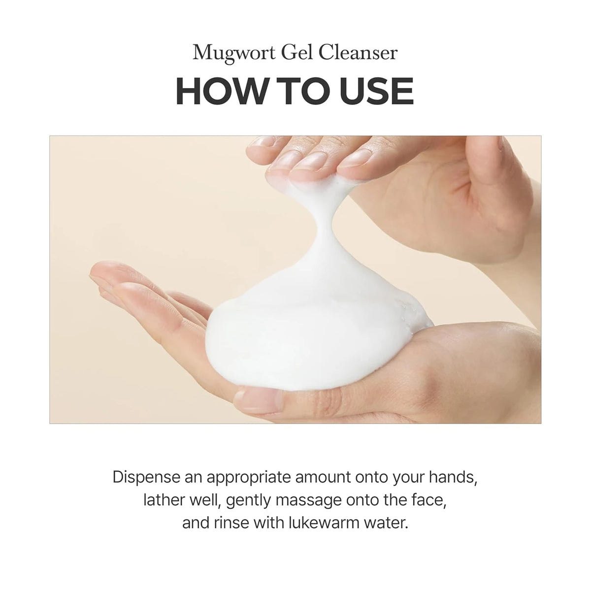 Mugwort Gel Cleanser 150ml