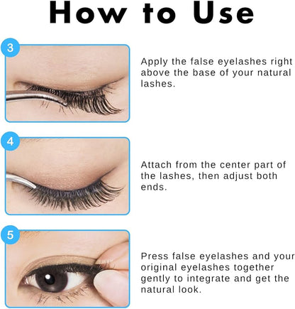 D-UP EYELASHES Fixer EX 553 (Black) (English Version)