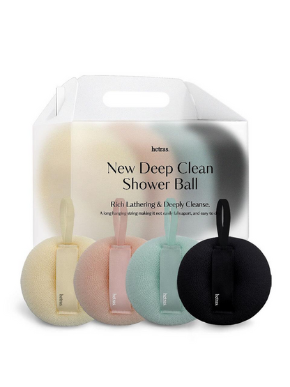 New Deep Clean Shower Ball 4ea