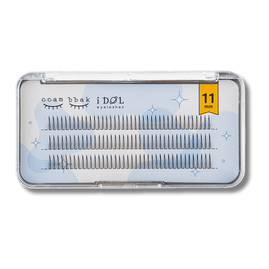 Idol eyelashes 11mm (A type)