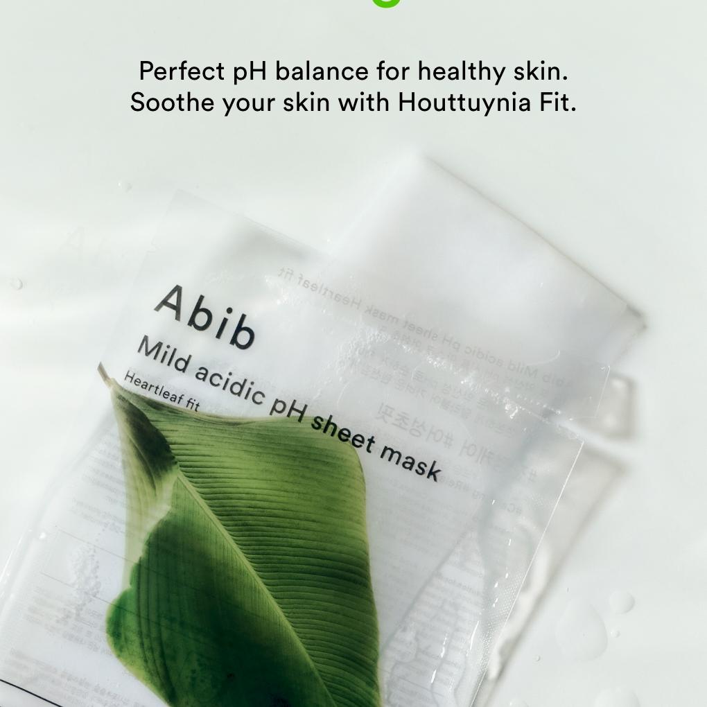Mild Acidic pH Sheet Mask Heartleaf Fit