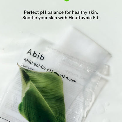 Mild Acidic pH Sheet Mask Heartleaf Fit