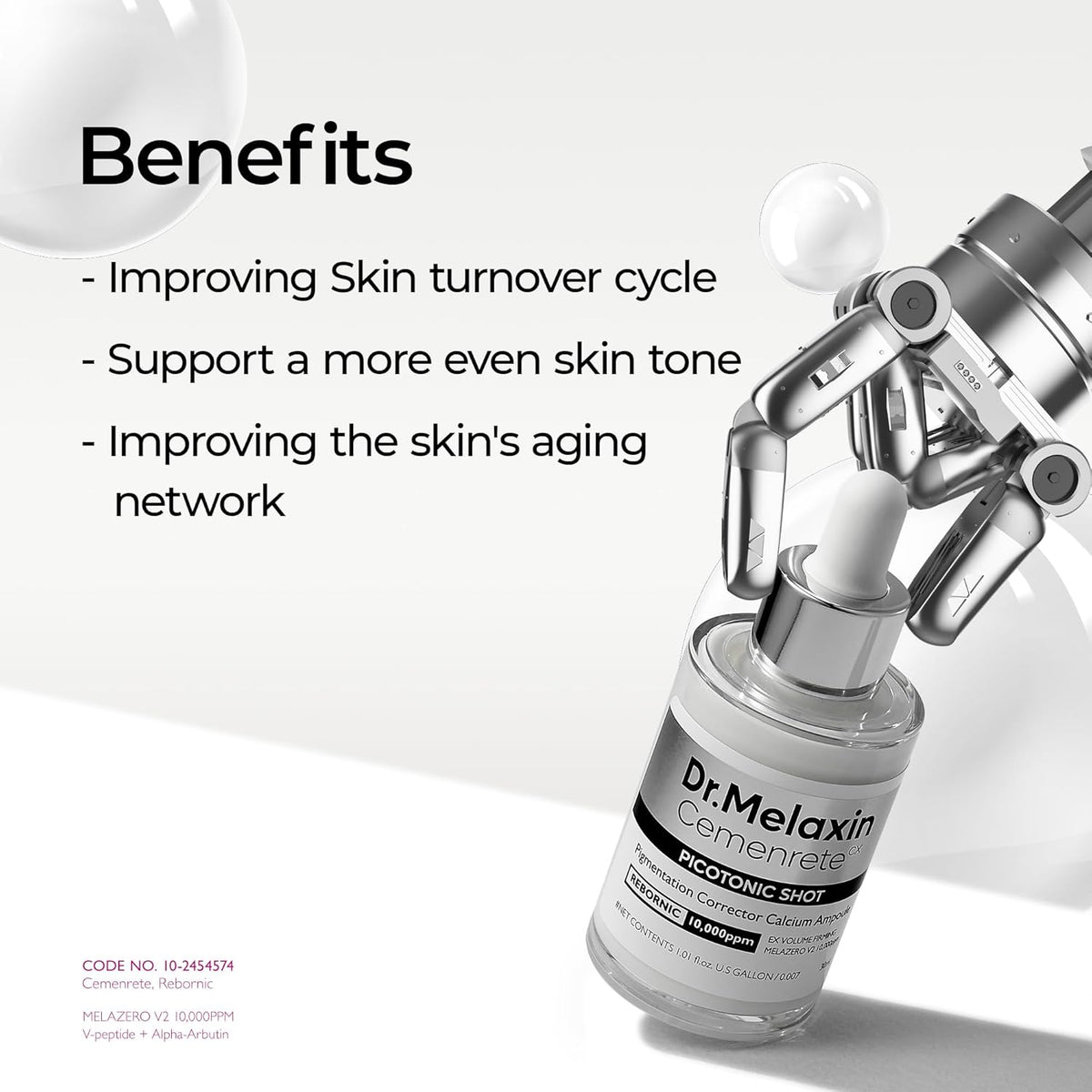 Cemenrete Picotonic Shot Pigmentation Serum, 30ml