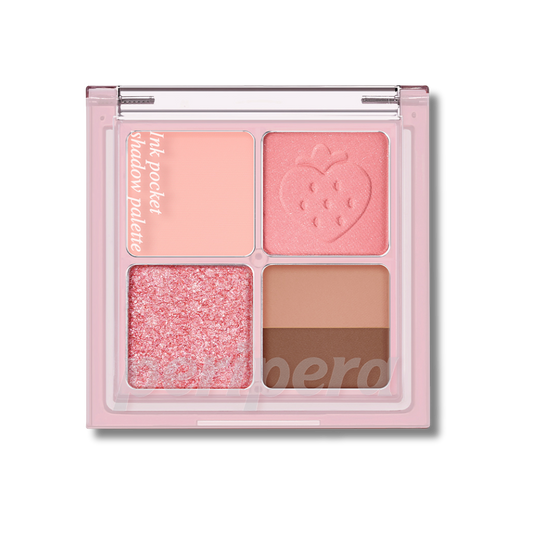 INK POCKET SHADOW PALETTE 007 SPRING STRAWBERRIES IN THE SUN (SOFT BERRY)