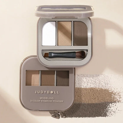 Judydoll - 3 Shade Eyebrow Powder - 2 Colors (2-3) [#03 Beige - 2.7g]