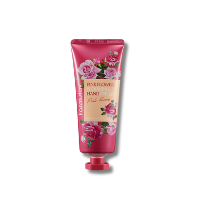 Pink Flower Blooming Hand Cream - Pink Rose