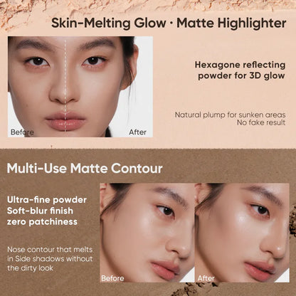 Judydoll - 2 Shades Contour Palette - 2 Colors [#01 Cool Tone Duo - 9g]
