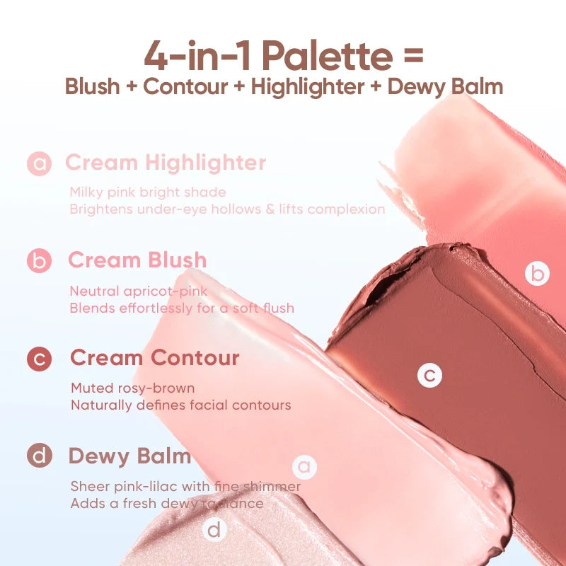 Judydoll Blush & Highlight Palette 02