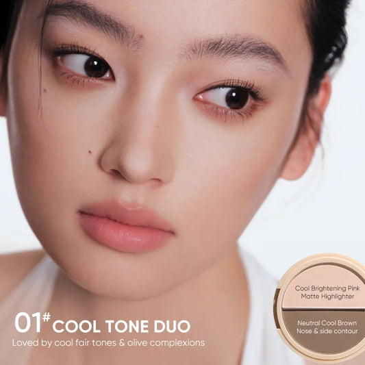 Judydoll - 2 Shades Contour Palette - 2 Colors [#01 Cool Tone Duo - 9g]