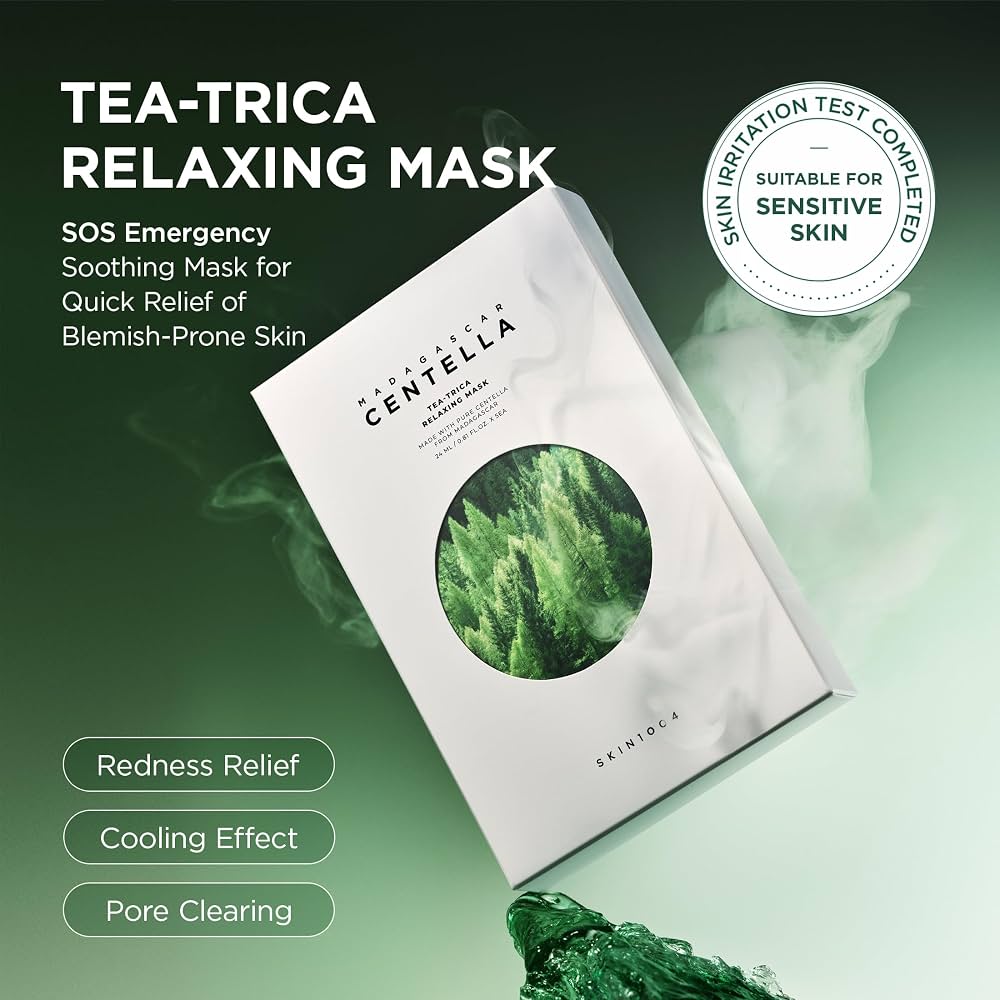 Madagascar Centella Tea-Trica Relaxing Mask 24mL