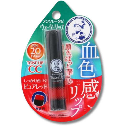 Rohto Mentholatum Water Lip Tone Up CC Pure Red 4.5g SPF20 PA