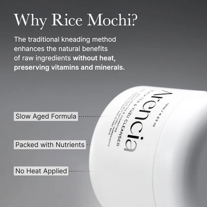 Black Tea Rice Mochi Cleanser 120g
