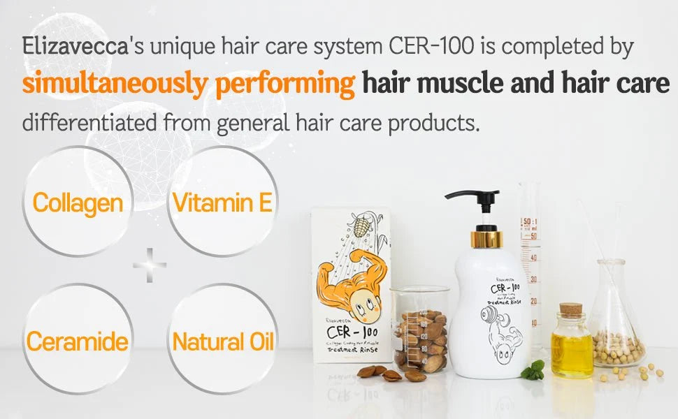 Collagen Coating Hair Muscle Shampoo(CER-100) 500mL
