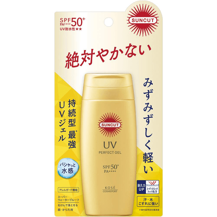Kose Suncut Perfect UV Gel SPF50+ PA++++ UV Water Resistant 80g