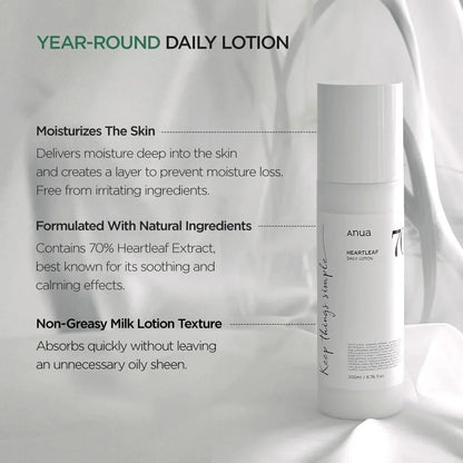 Heartleaf 70 Daily Lotion 200mL