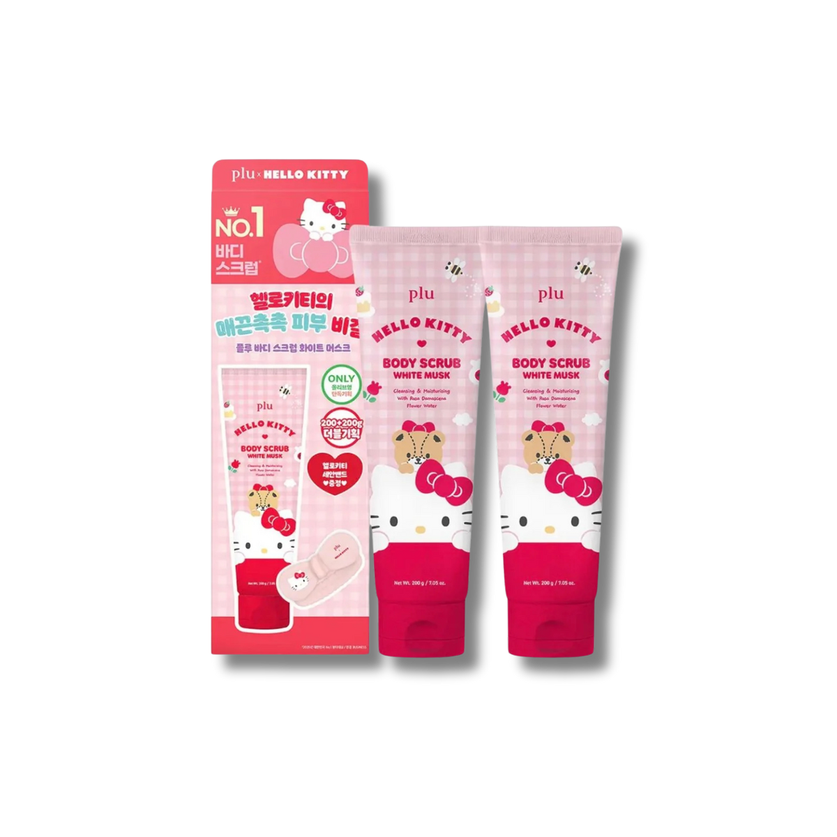 Body Scrub White Musk Hello Kitty Set