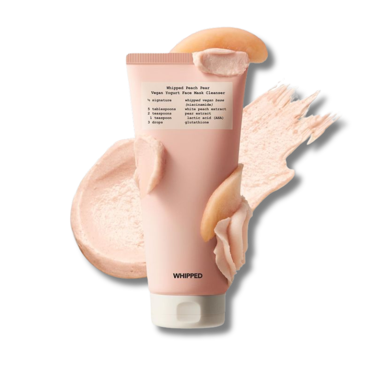 WHIPPED - Peach Pear Vegan Yogurt Face Mask Cleanser