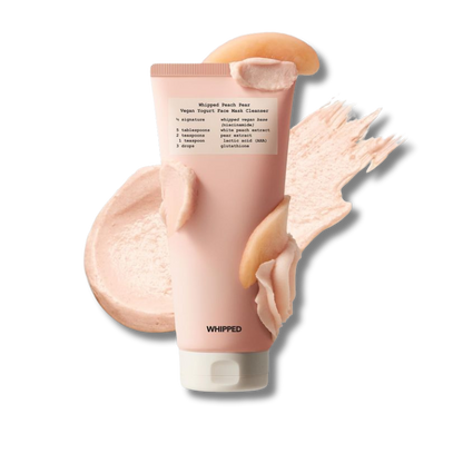 WHIPPED - Peach Pear Vegan Yogurt Face Mask Cleanser