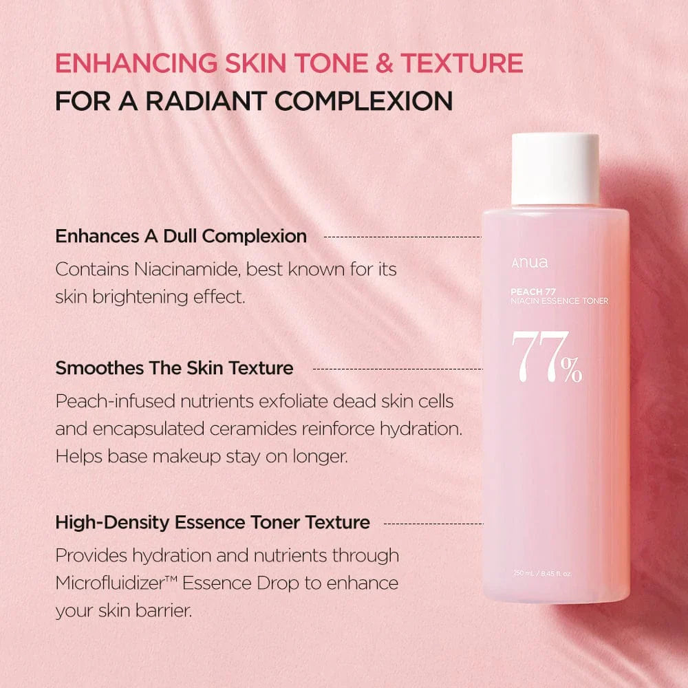 Peach 77 Niacin Essence Toner 250mL