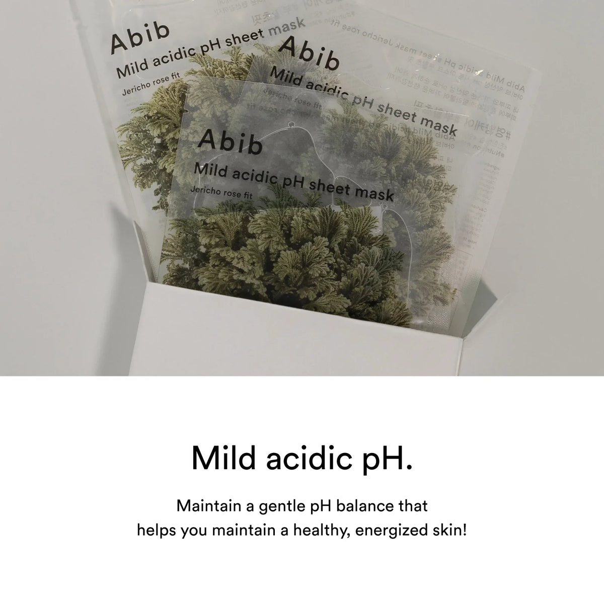 Mild Acidic pH Sheet Mask Jericho Rose Fit