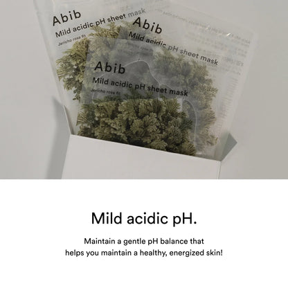 Mild Acidic pH Sheet Mask Jericho Rose Fit