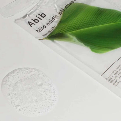 Mild Acidic pH Sheet Mask Heartleaf Fit