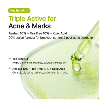 Azelaic Acid 10 Kojic Tea Tree Serum 30ml