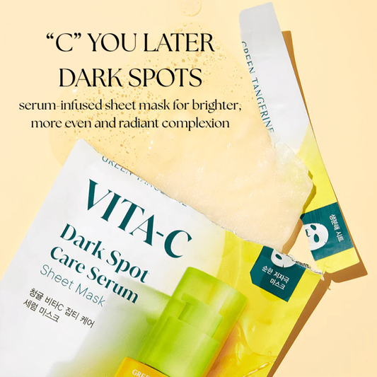 Tangerine Vita C Dark Spot Care Serum Sheet Mask [1pc]