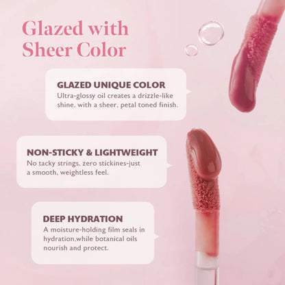DEW STAIN SHEER LIP GLOSS 05 PEACH DROP 4g