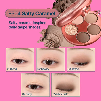FWEE POCKET EYE PALETTE EP04 SALTY FWEE CARAMEL 6.6g