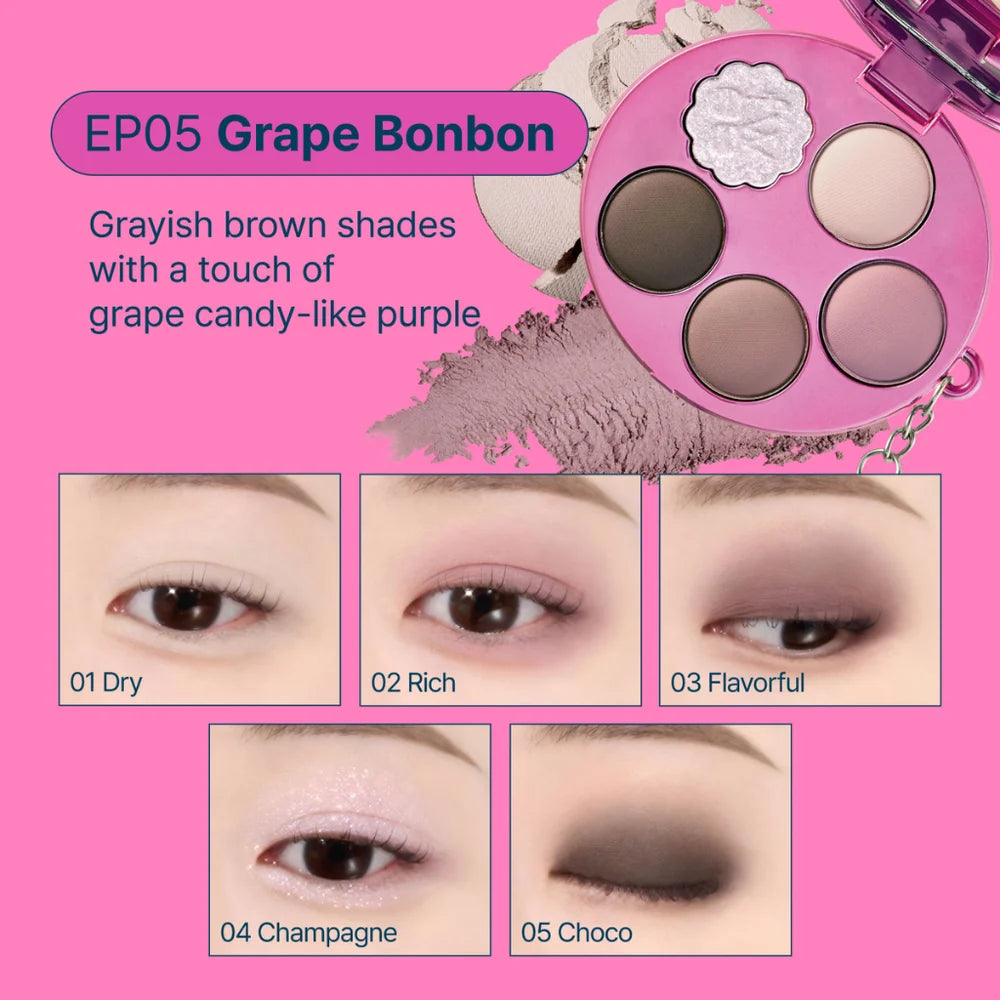 FWEE POCKET EYE PALETTE EP05 GRAPE FWEE BONBON 6.6g