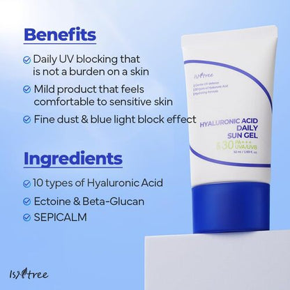 Hyaluronic Acid Daily Sun Gel 50mL