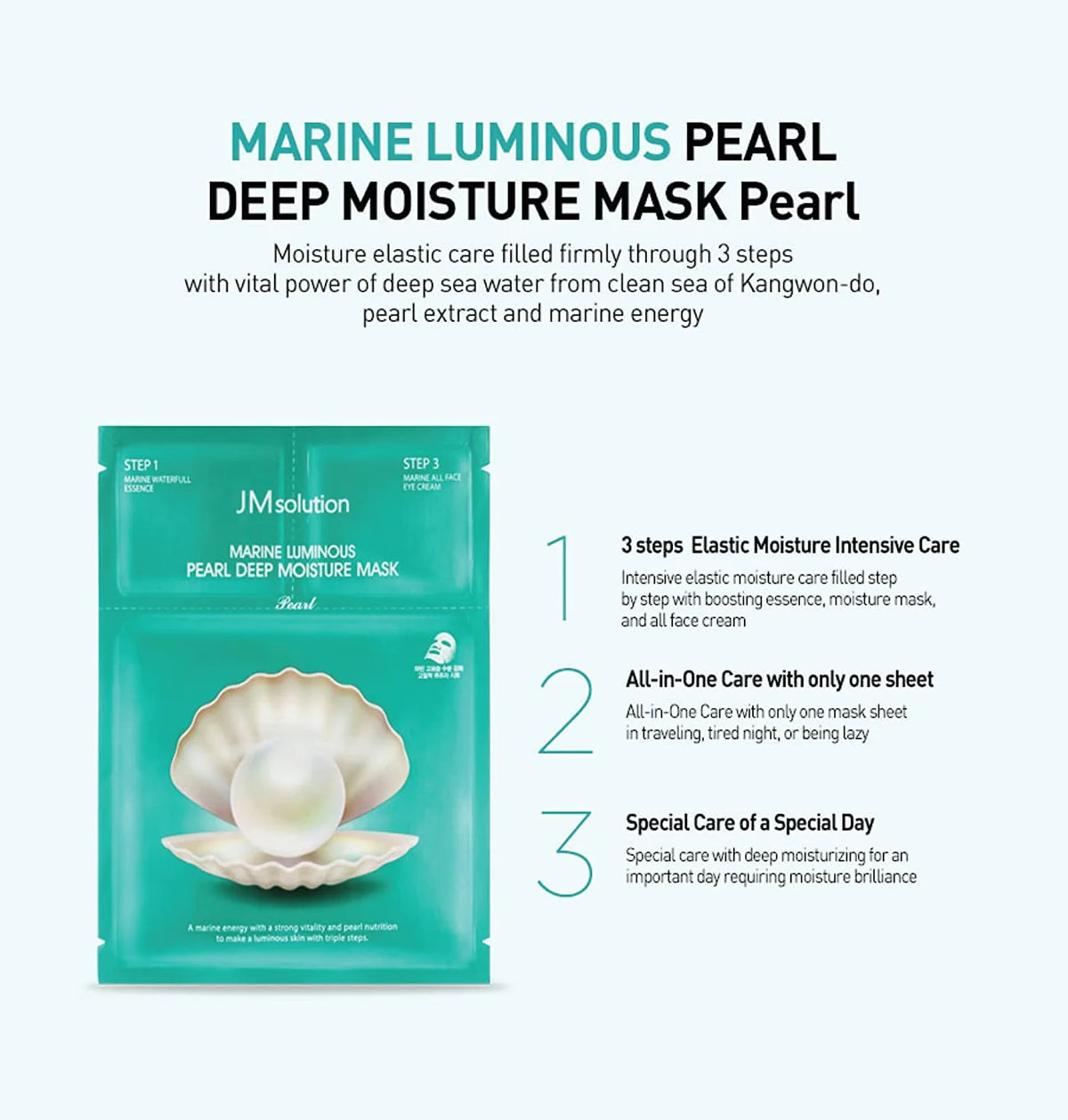 Marine Luminous Pearl Deep Moisture Mask Sheet