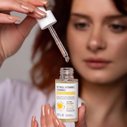 Retinol Vitamin C Vitamin E  Ampoule Serum 40ml