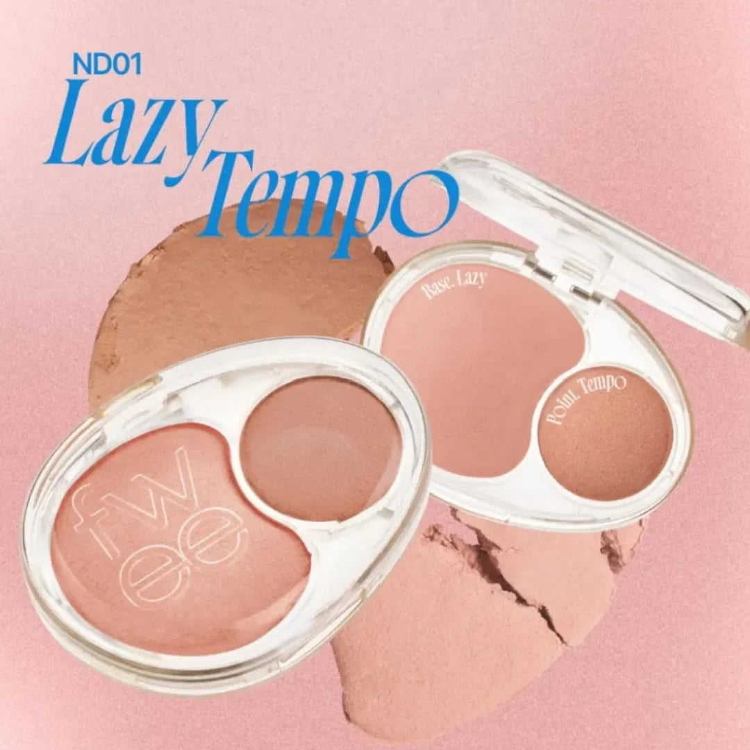 mellow Dual Blusher ND01 Lazy Tempo 7.2g