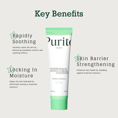 Wonder Releaf Centella Cream Unscented 50mL