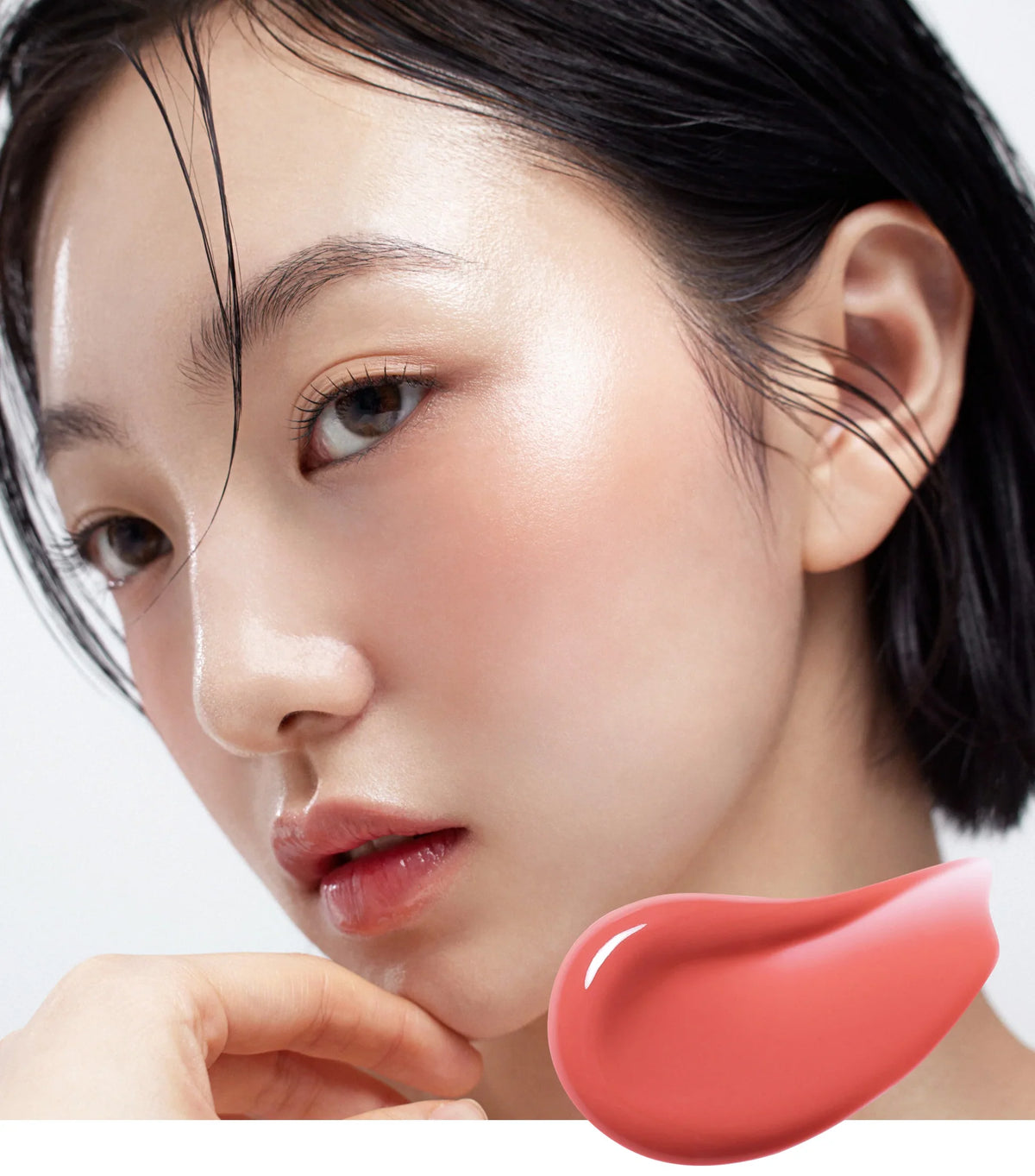 Moist Ampoule Blusher #Peach Coral 20ml