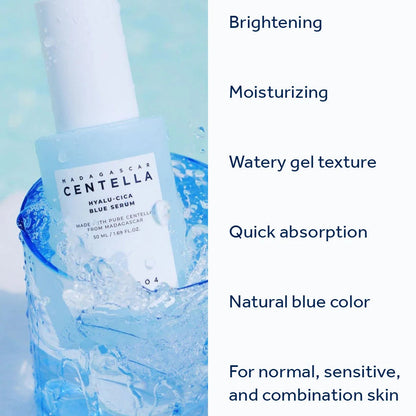 Skin1004 Madagascar Centella Hyalu- Cica Blue Serum