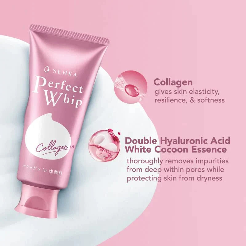 SENKA Perfect Whip Collagen Foaming Cleanser 120g