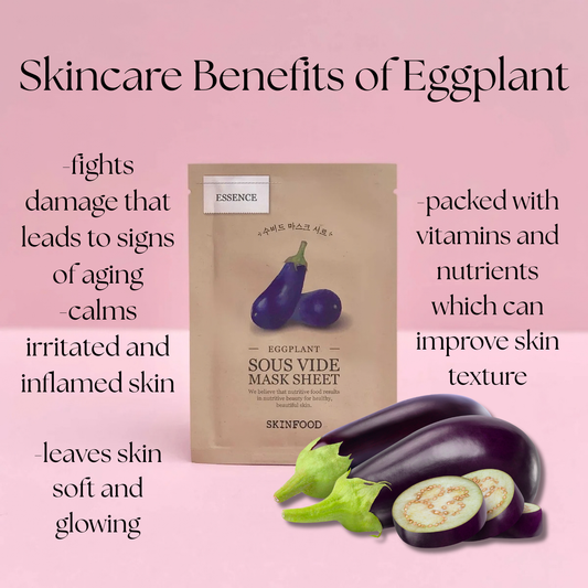 Sous Vide Mask Sheet (eggplant)