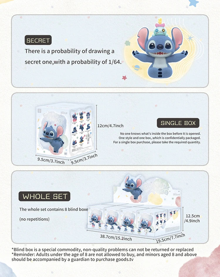 TOPTOY Disney Stitch Energy Yoga Series