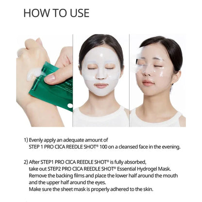 Pro Cica Reedle Shot® 100 2-Step Hydrogel Mask
