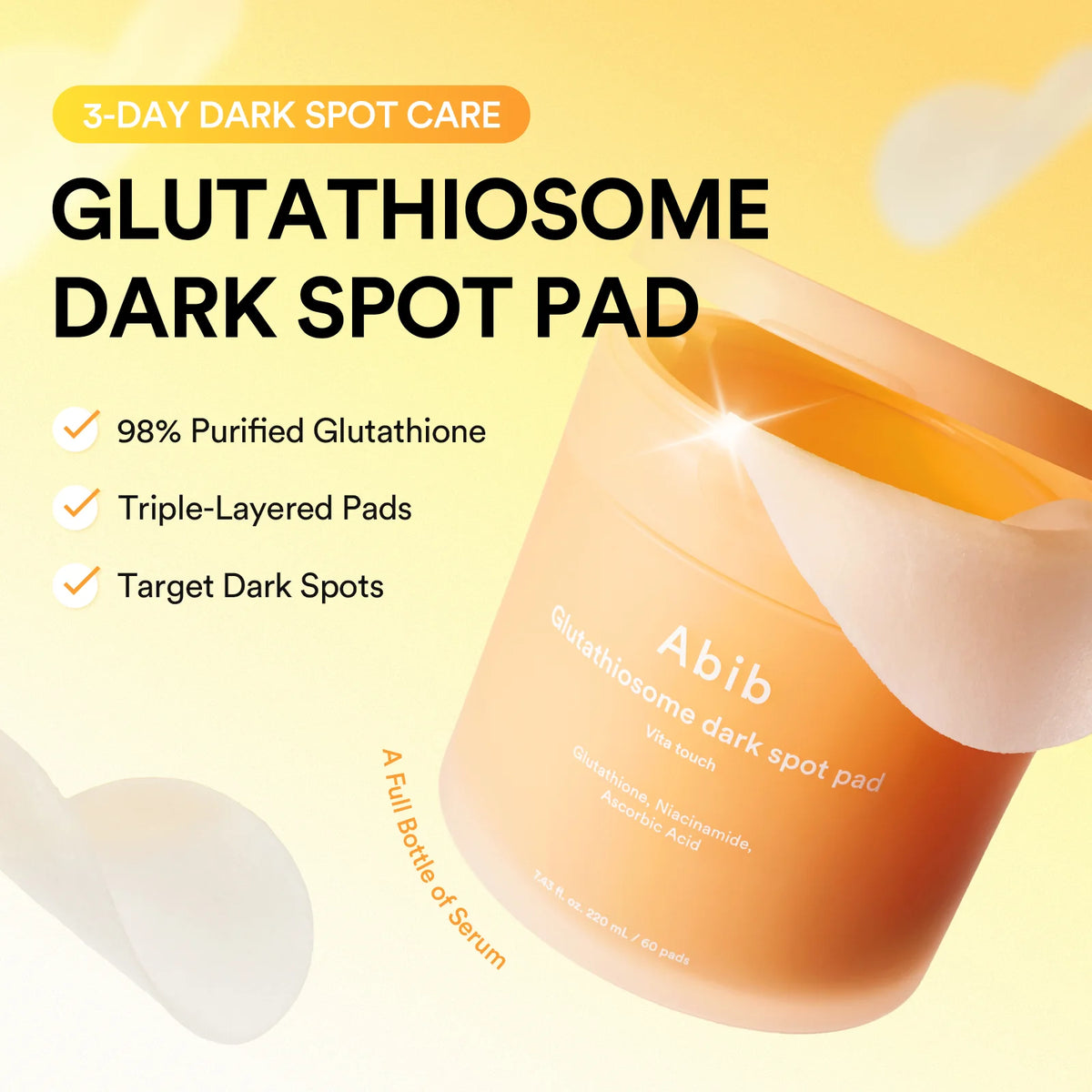 Glutathiosome Dark Spot Pad Vita Touch 220mL / 60pads