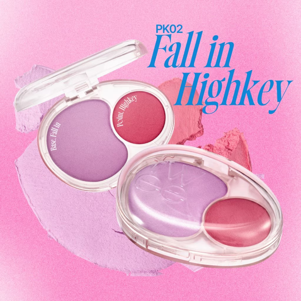 mellow Dual Blusher PK02 Fall in Highkey 7.2g